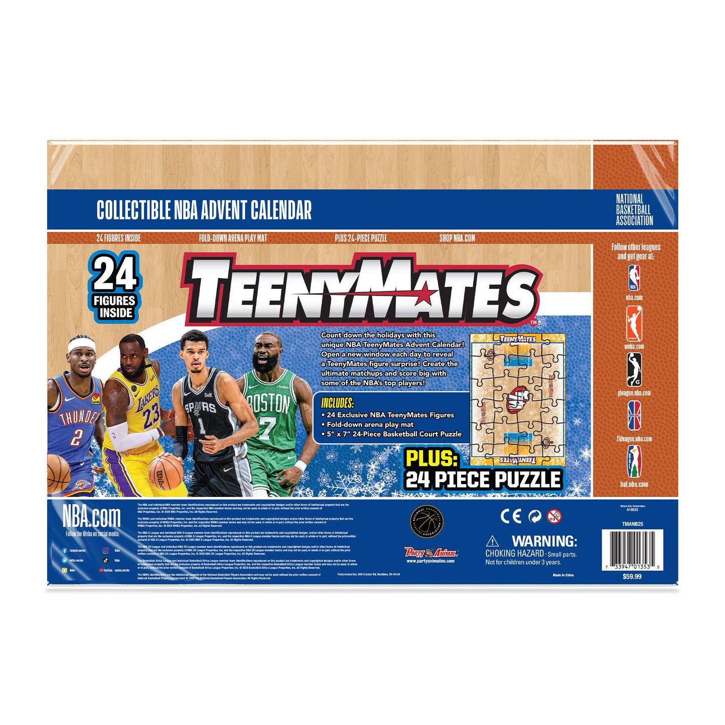 NBA TeenyMates Advent Calendar 2025
