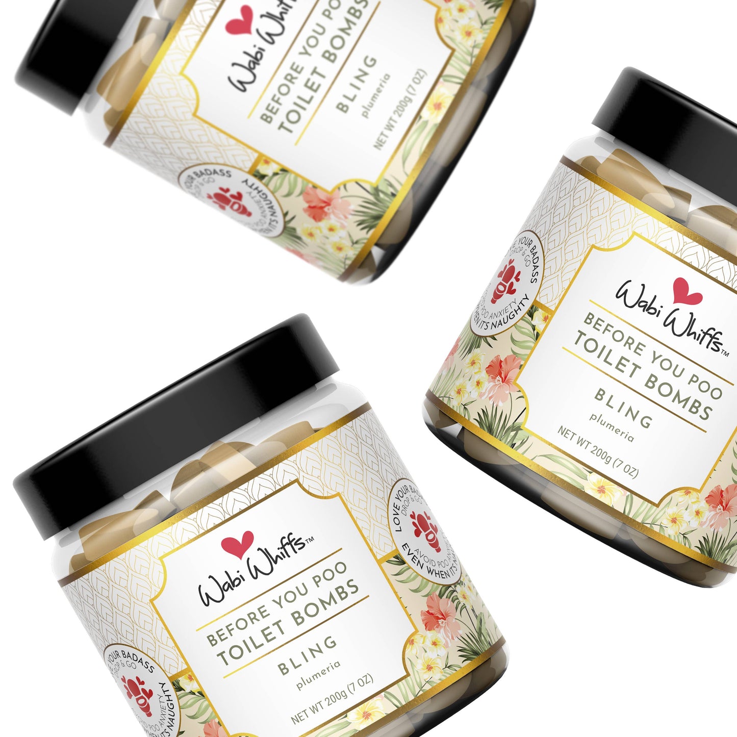 200g Bling Fizzing Toilet Love Bombs