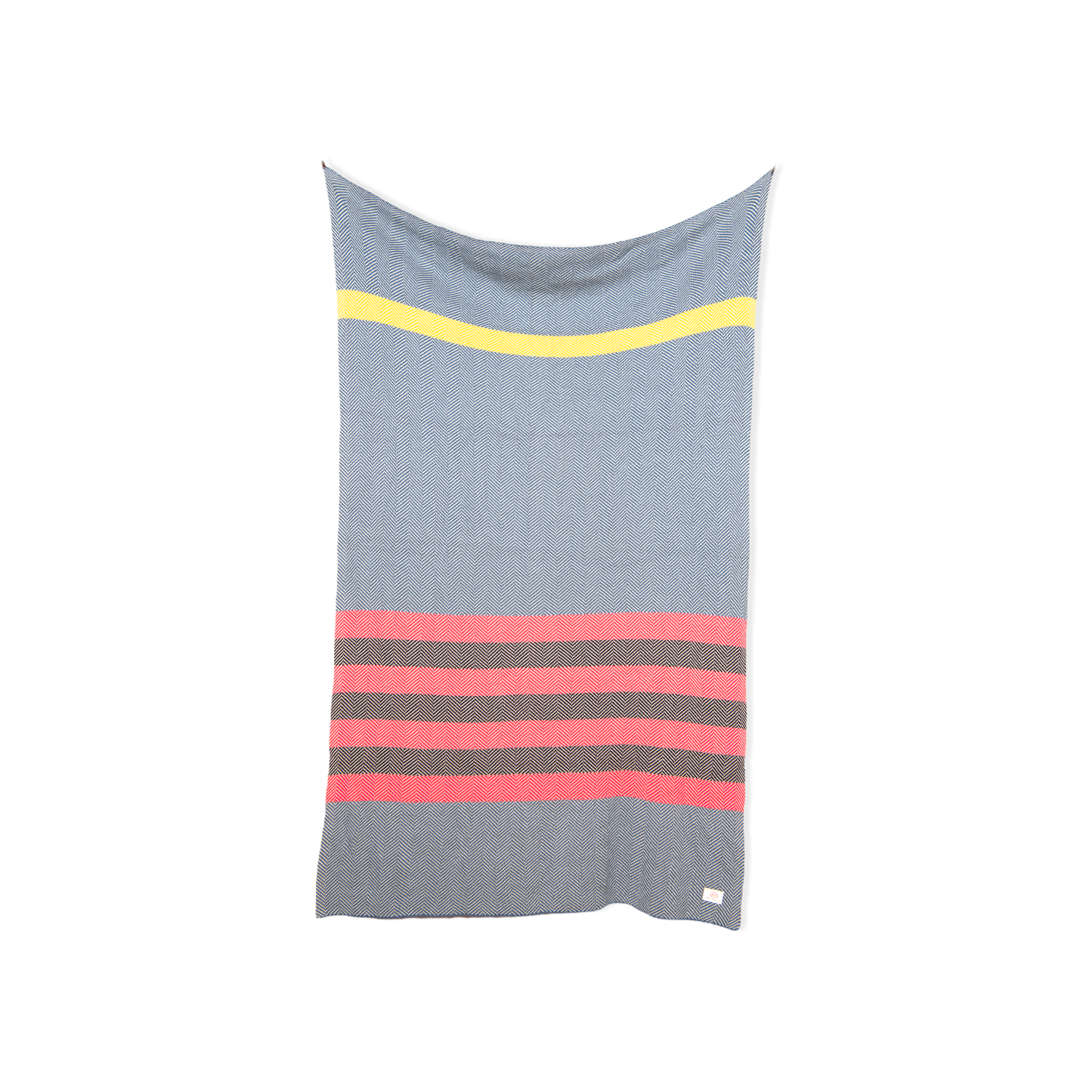 Chevron Stripes - Steel Blue/Pale Whisper Travel Set