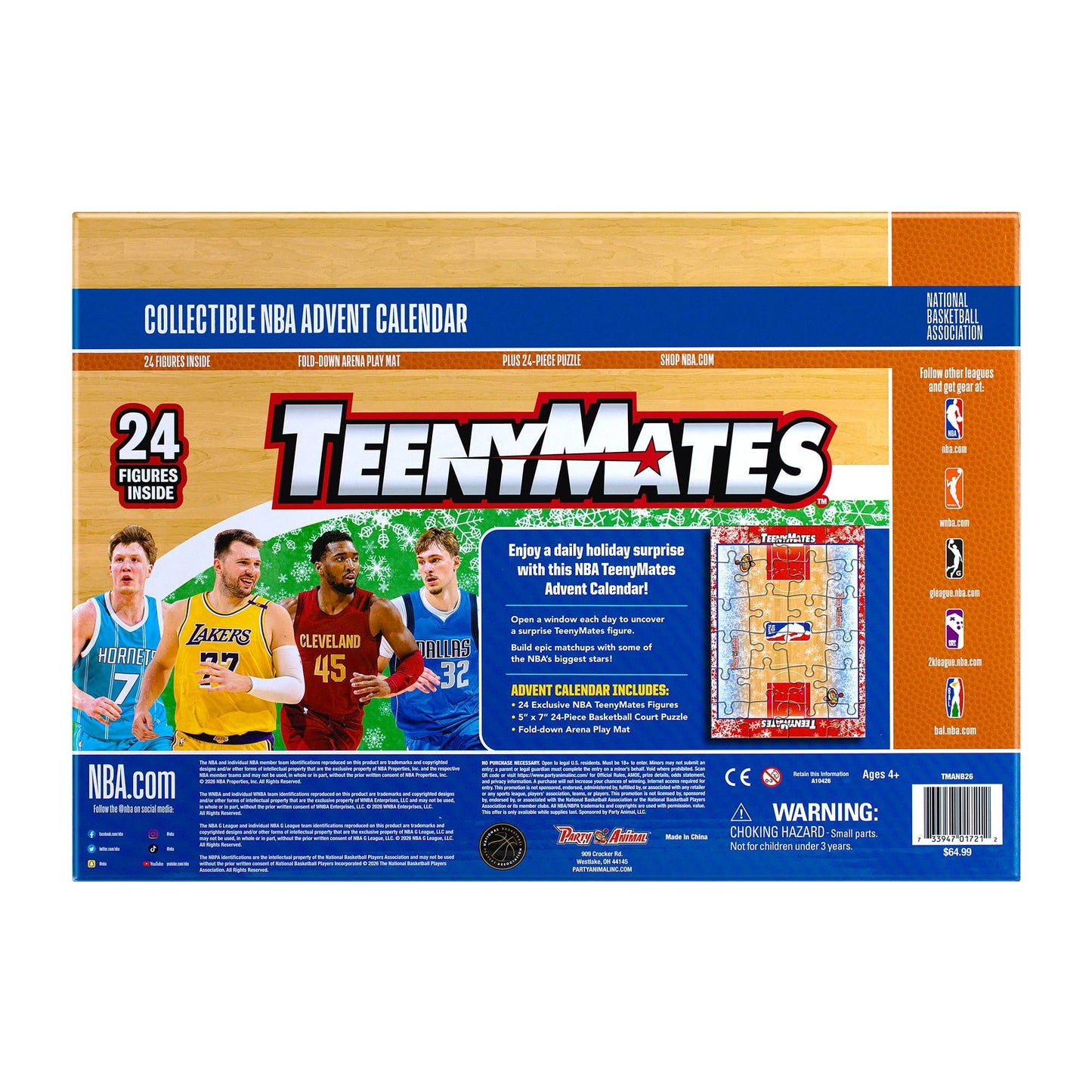 TeenyMates NBA Advent Calendar 2026
