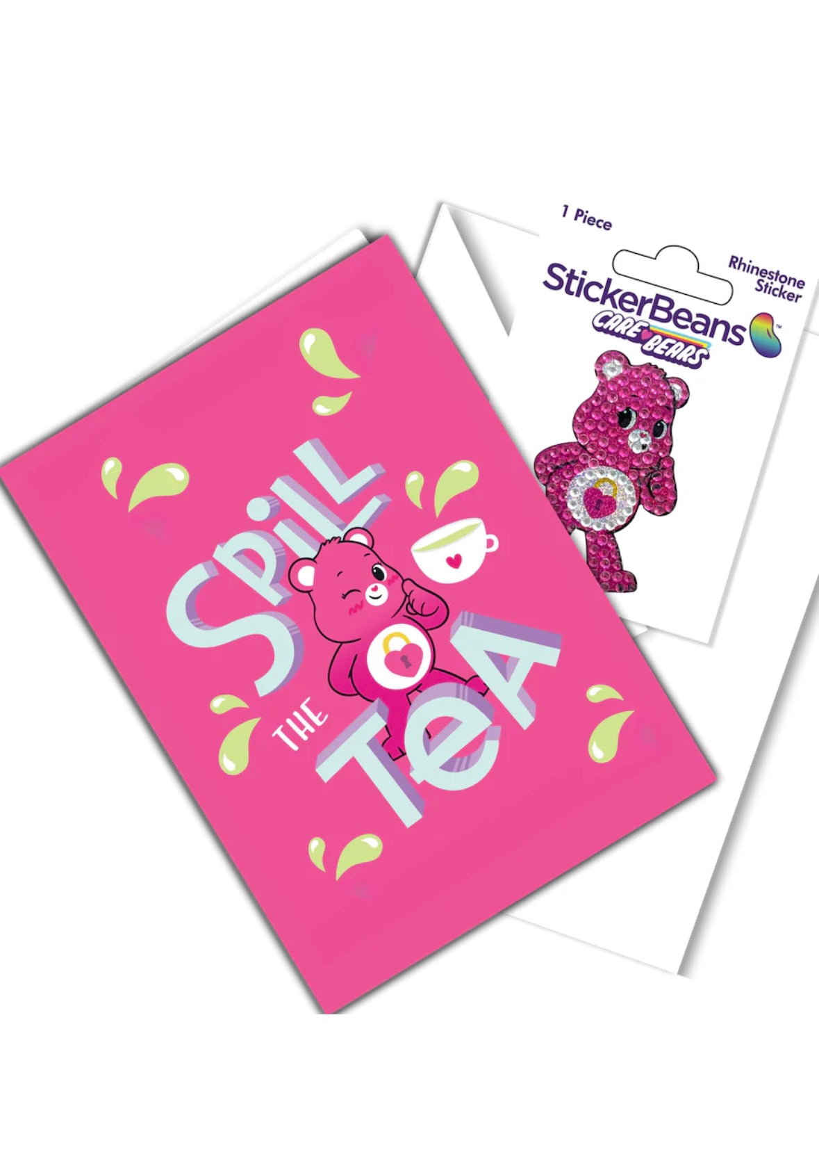 StickerBeans Greeting Card/StickerBean Combo