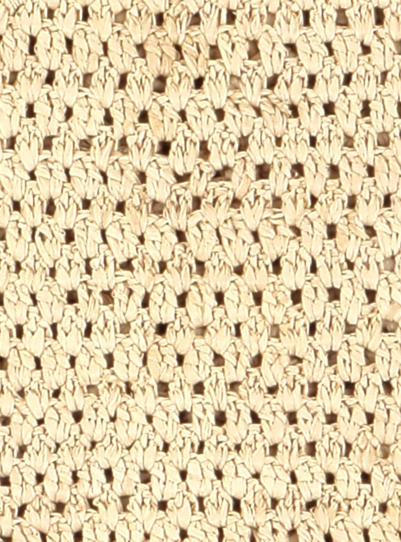 Nessa two-tone raffia tote bag
