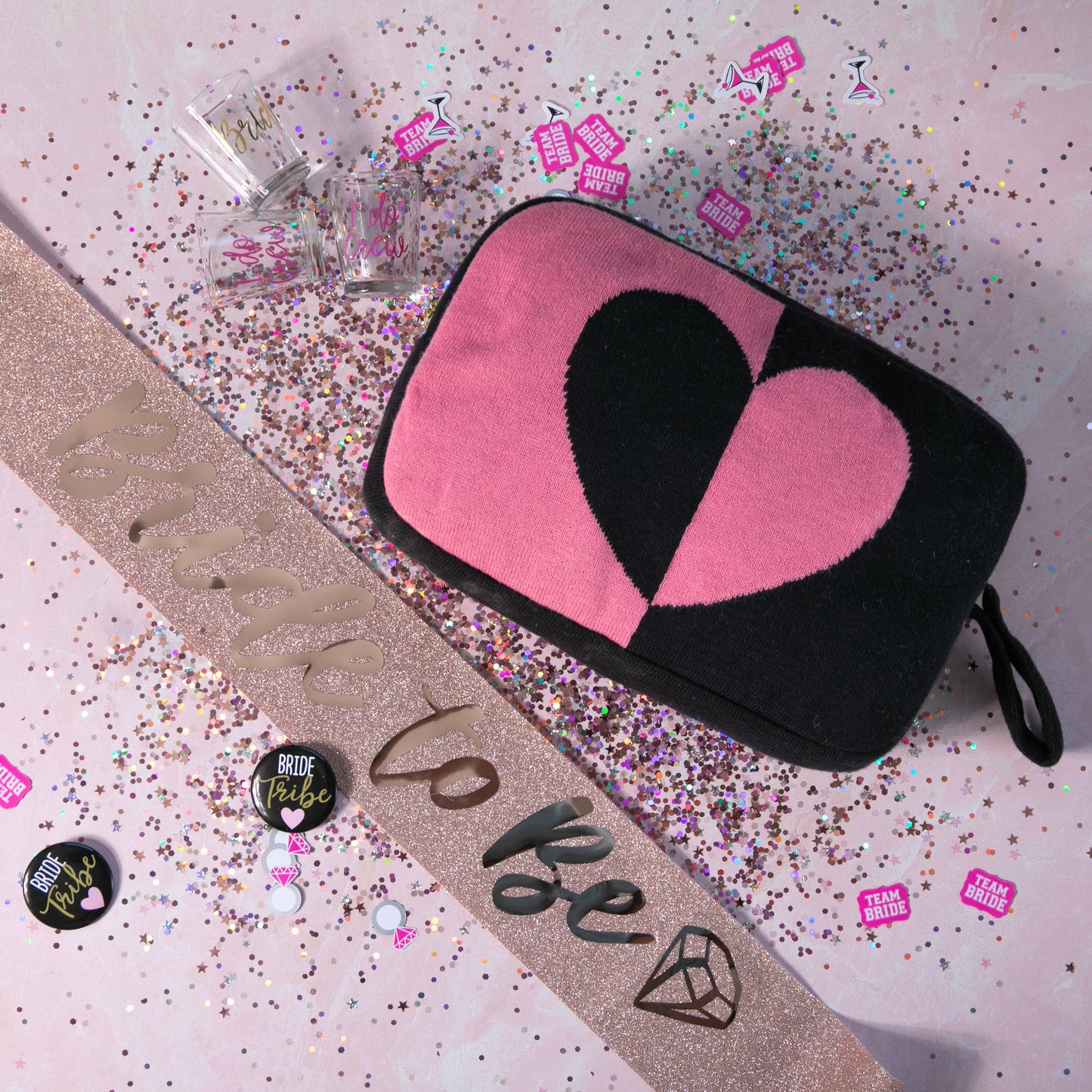 Dual - Hearty Heart - Black/Clutter Pink
