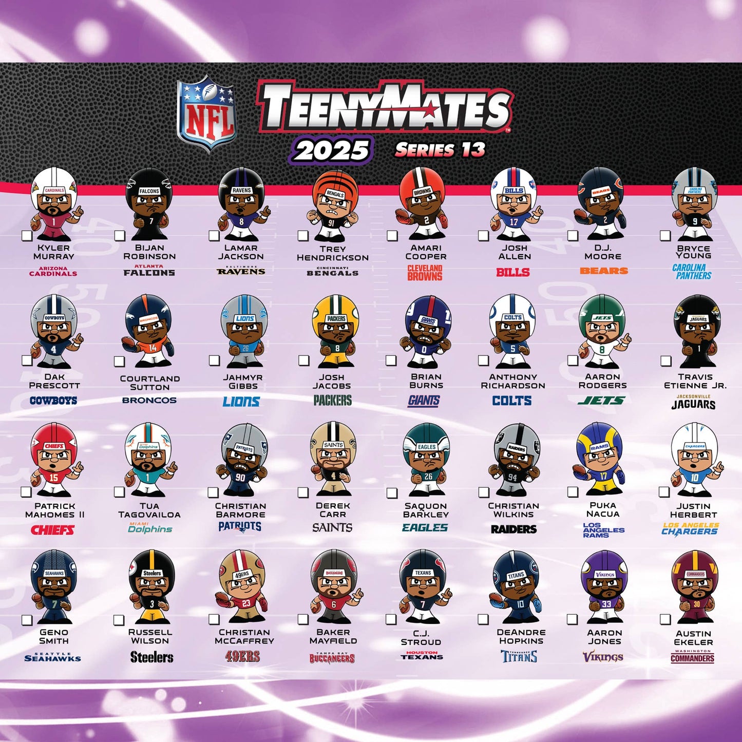 NFL TeenyMates 2025