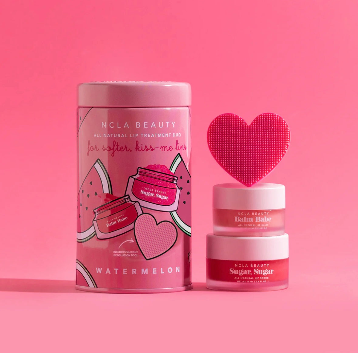 NCLA Beauty Lip Care Duo and Lip Scrubber