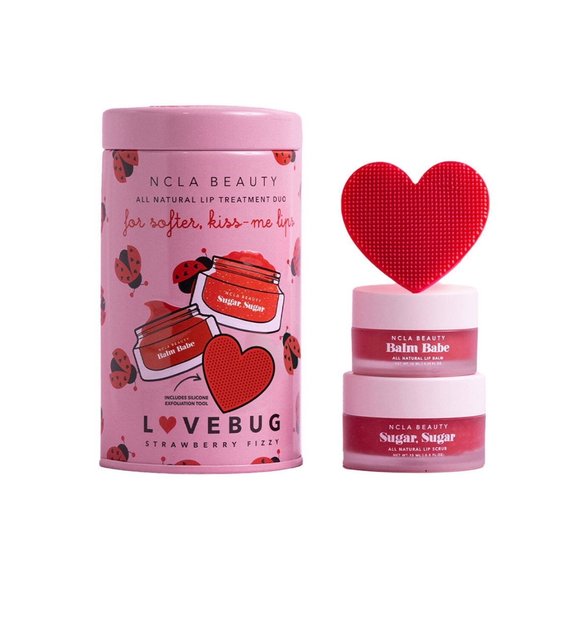 NCLA Beauty Lip Care Duo and Lip Scrubber