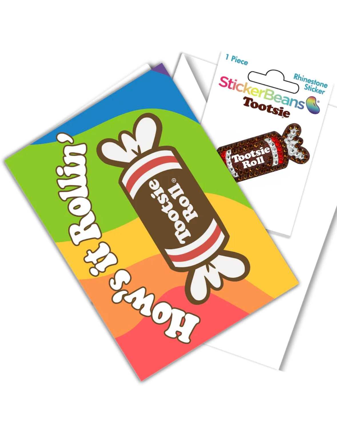 StickerBeans Greeting Card/StickerBean Combo