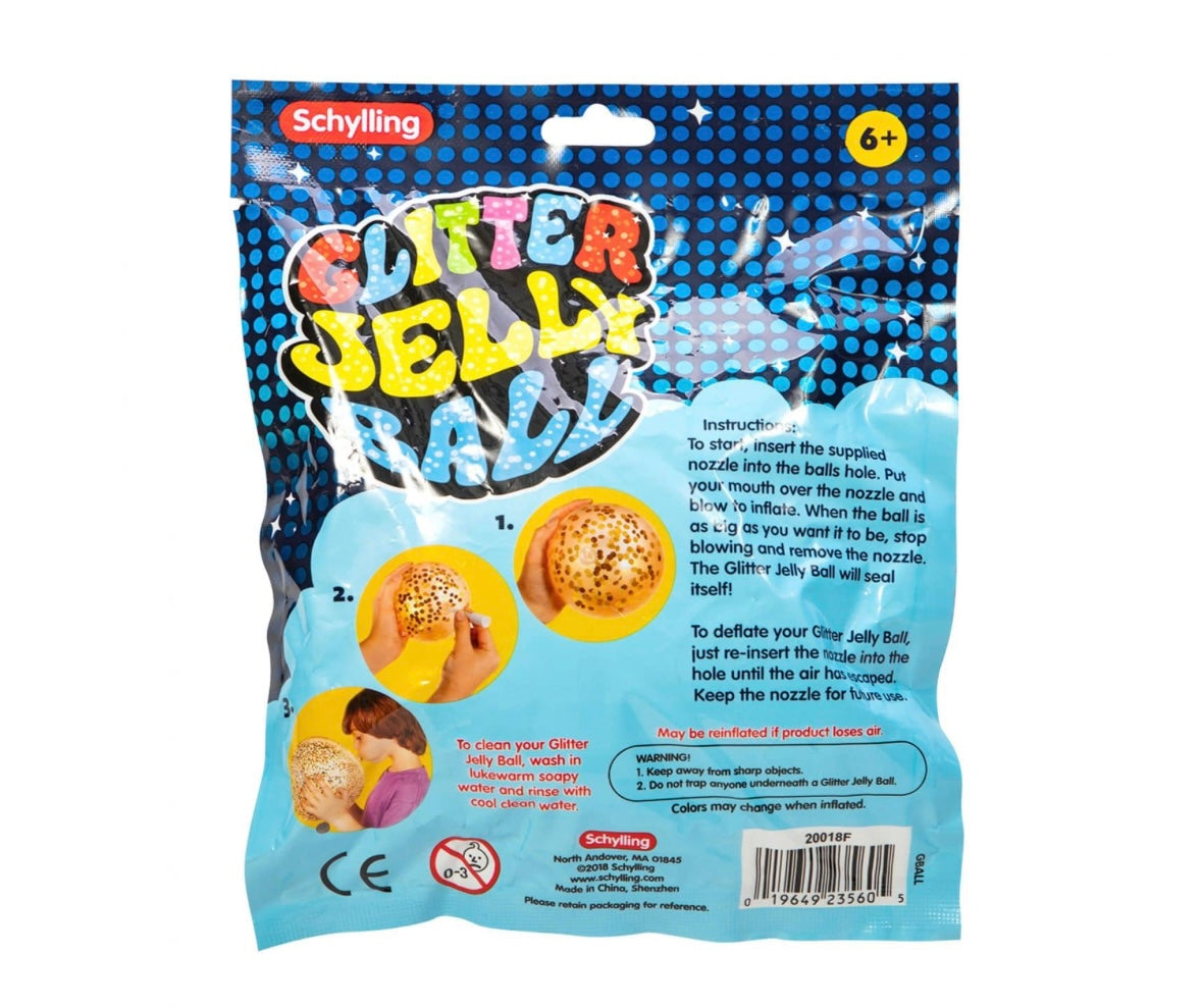 JUMBO GLITTER JELLY BALL
