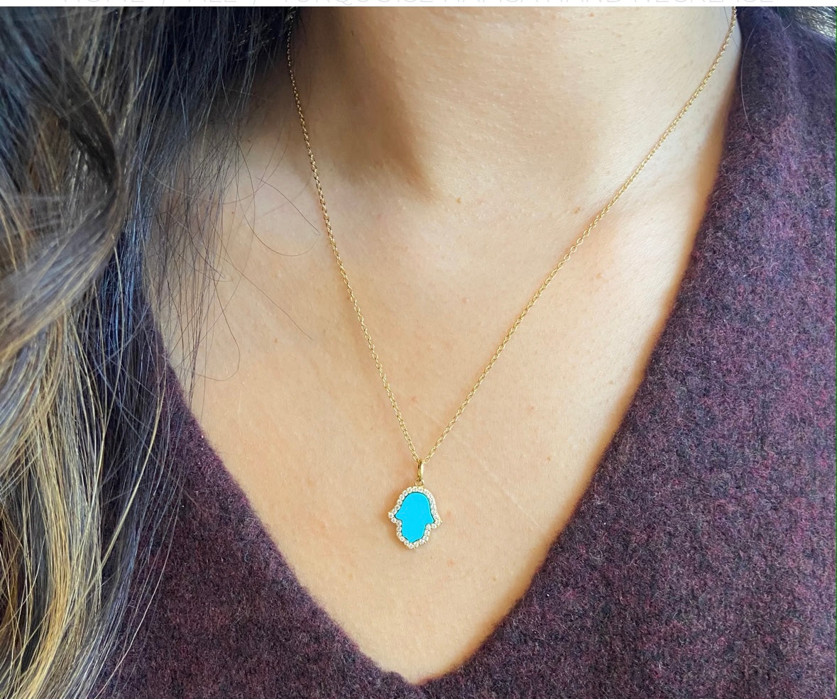 Hamsa Necklace
