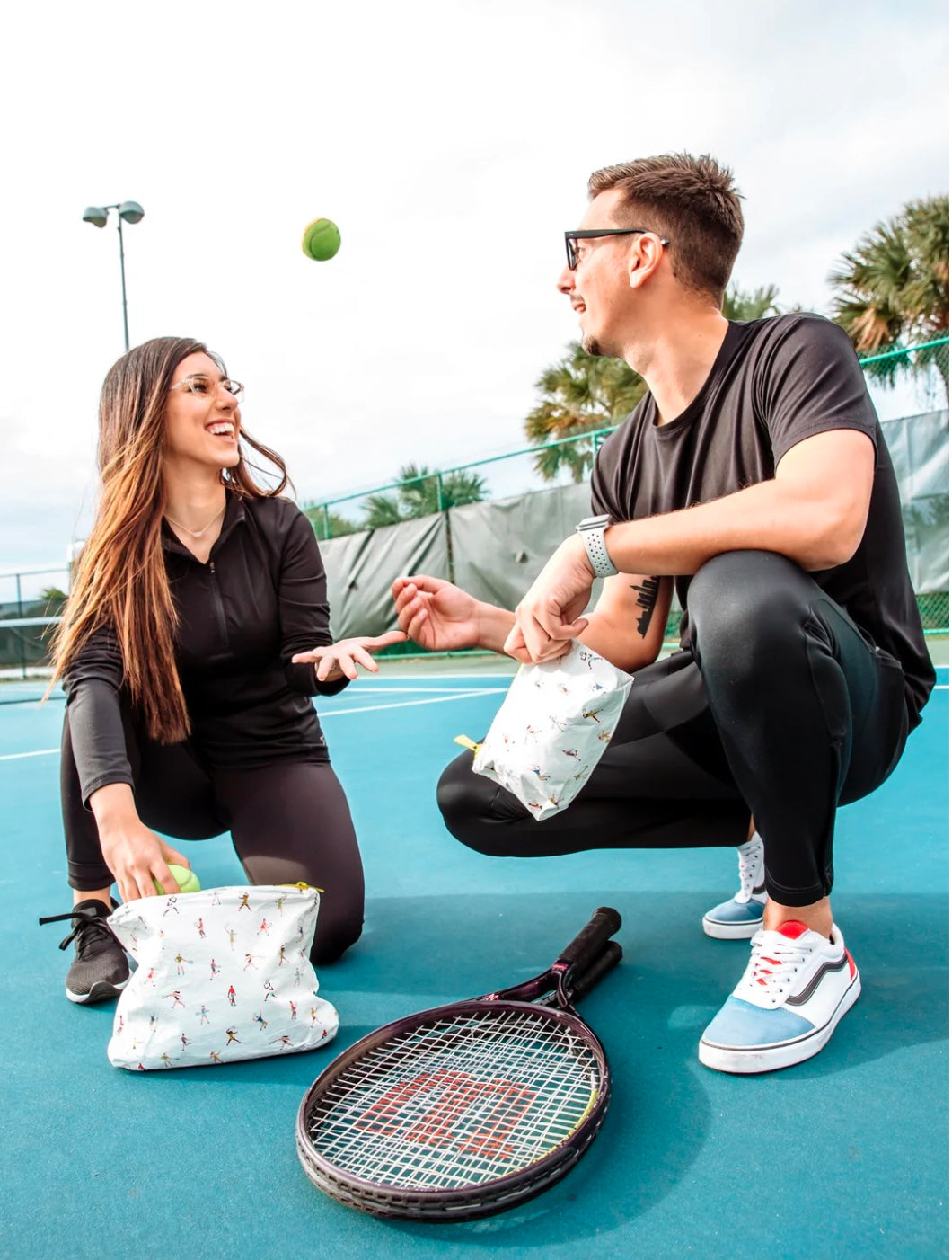 Set of Two - Organizational Packs - Tennis Match Pattern by HILOVE