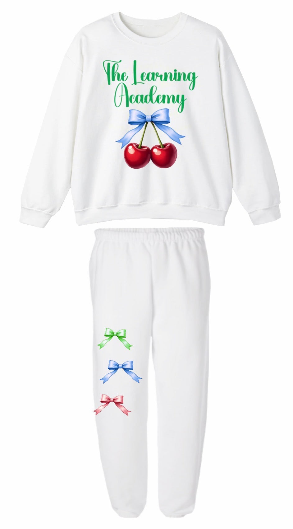 The Learning Academy Cherries with Bow Sweatshirt