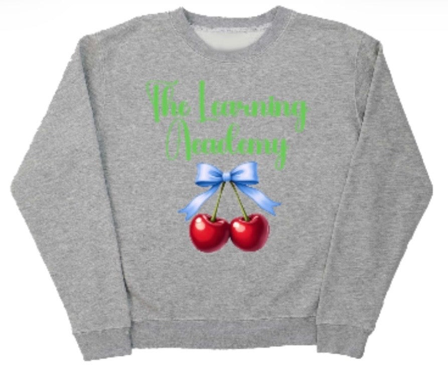 The Learning Academy Cherries with Bow Sweatshirt