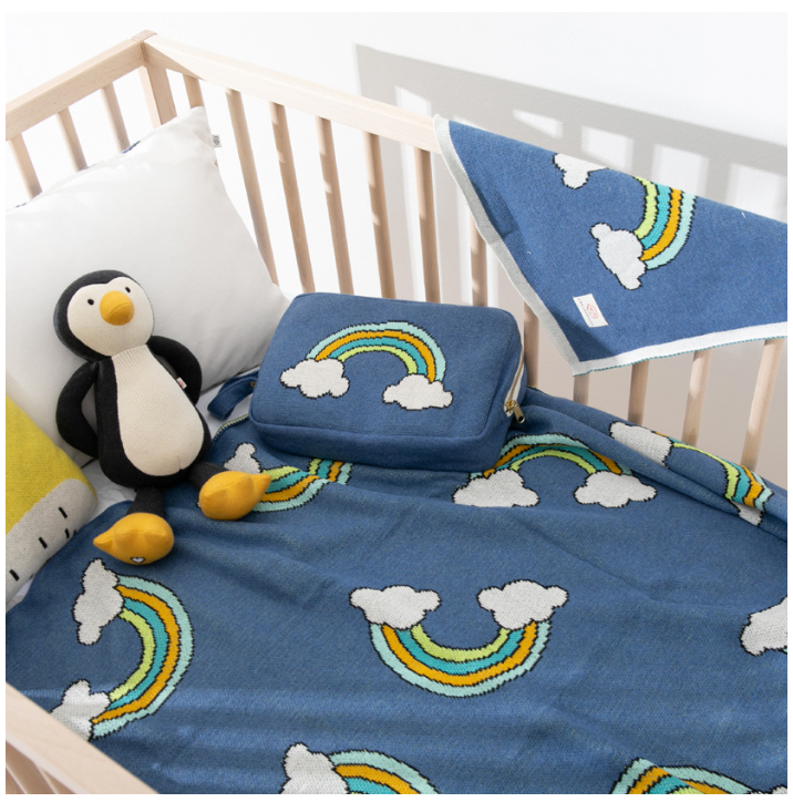 Rainbow Blue Diaper Set