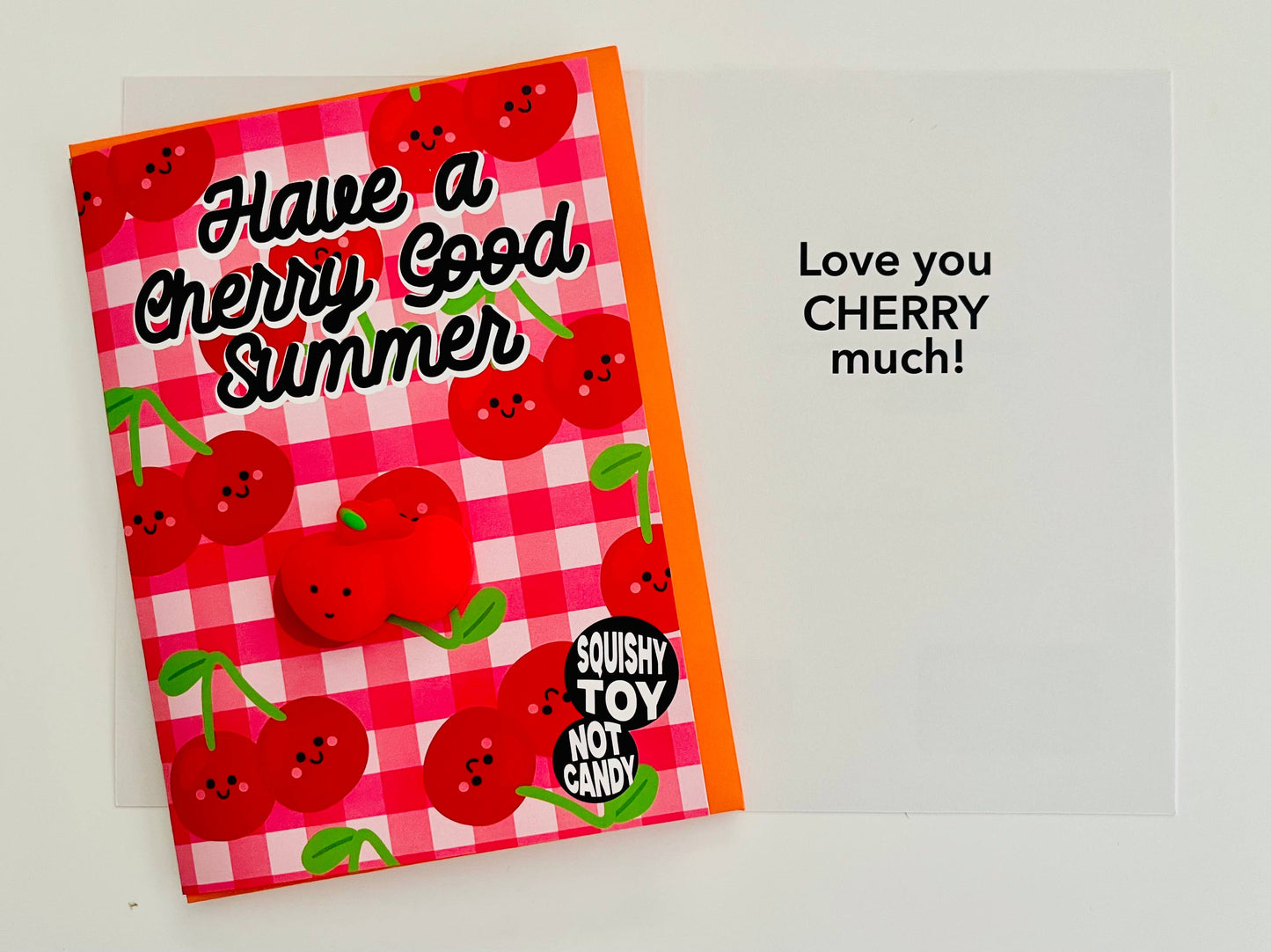 Have a Cherry Good Summer (w/ mini cherry squishy)