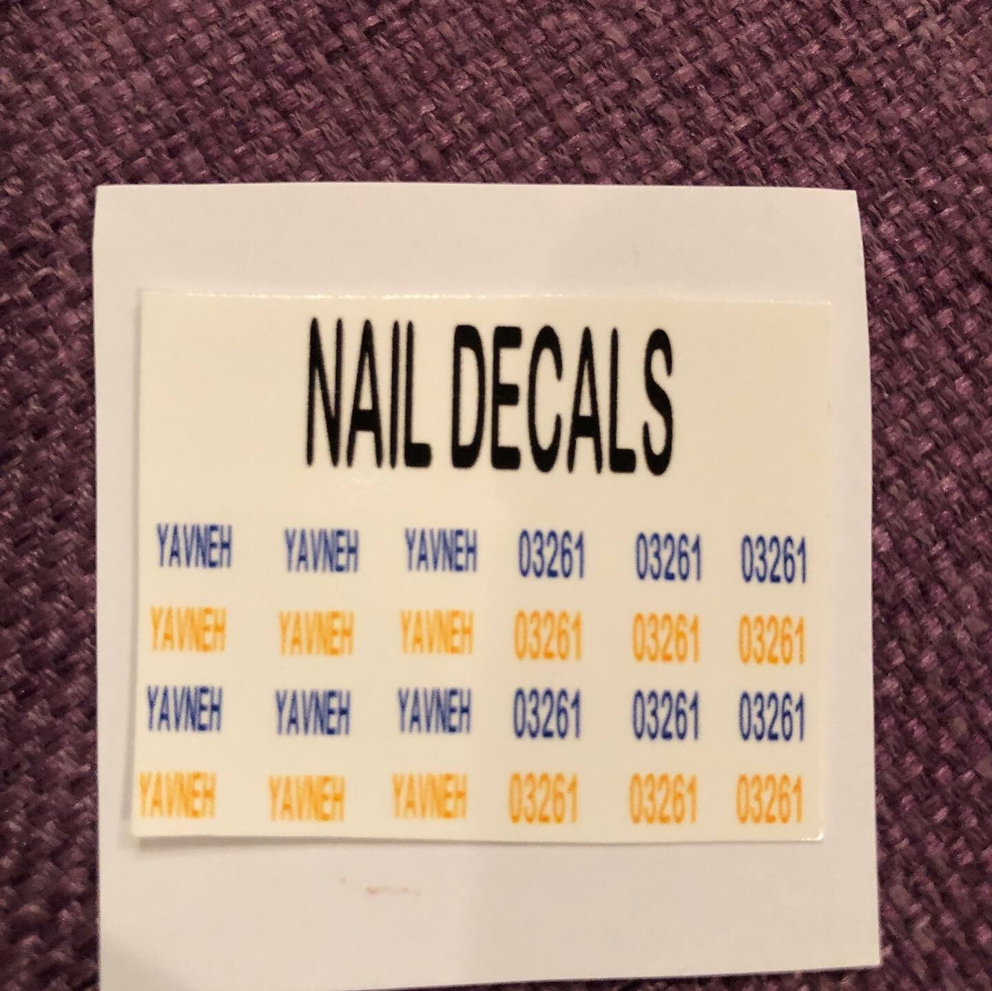 Nail Decals