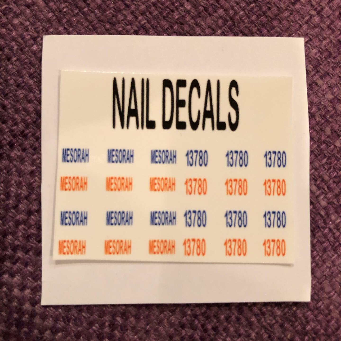 Nail Decals