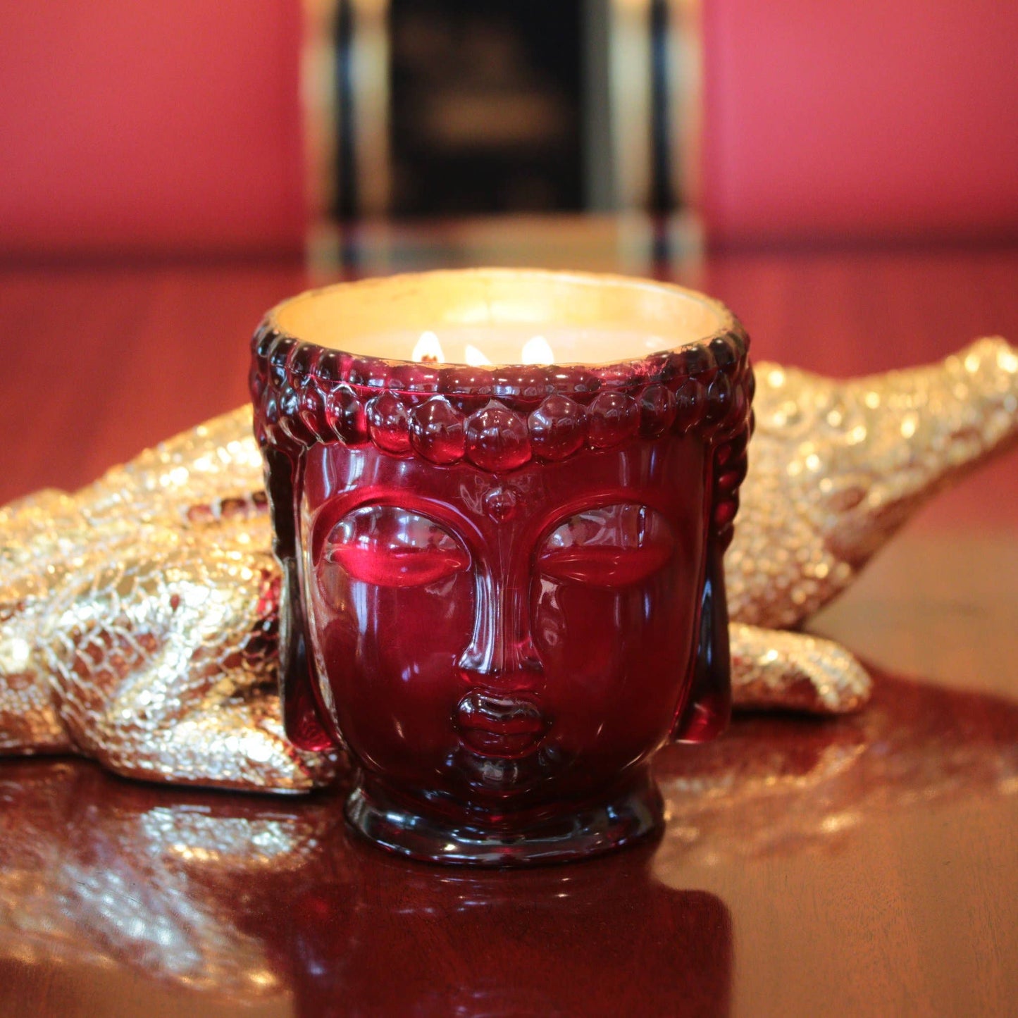 Elizabeth II | 24 K Gold Ruby Red Glass | Buddha Royale