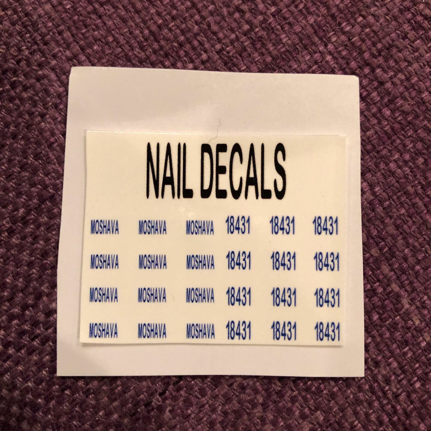 Nail Decals