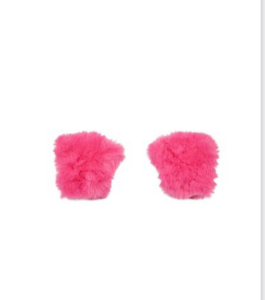 Faux Fur Mitten