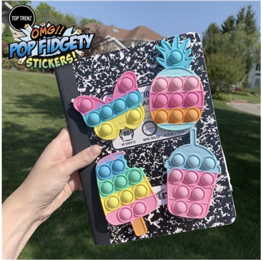Pop Fidgety Stickers