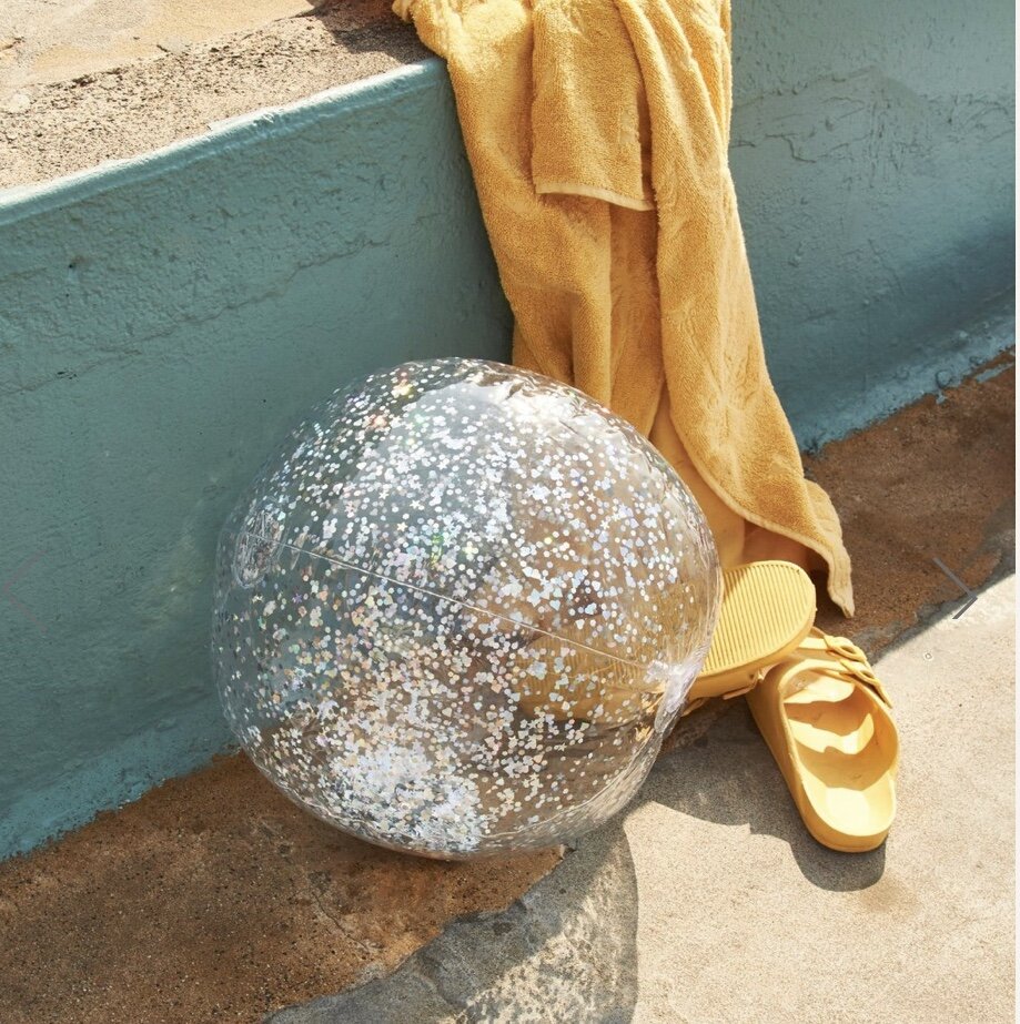 Inflatable Beach Ball Glitter