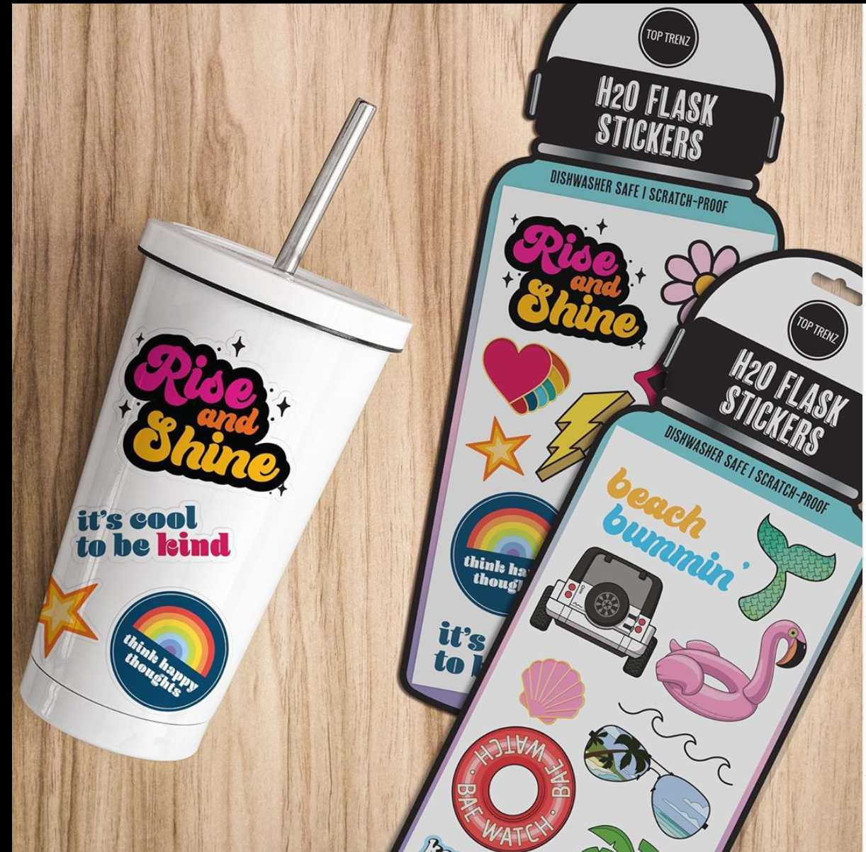 H20 Flask Sticker Sheets