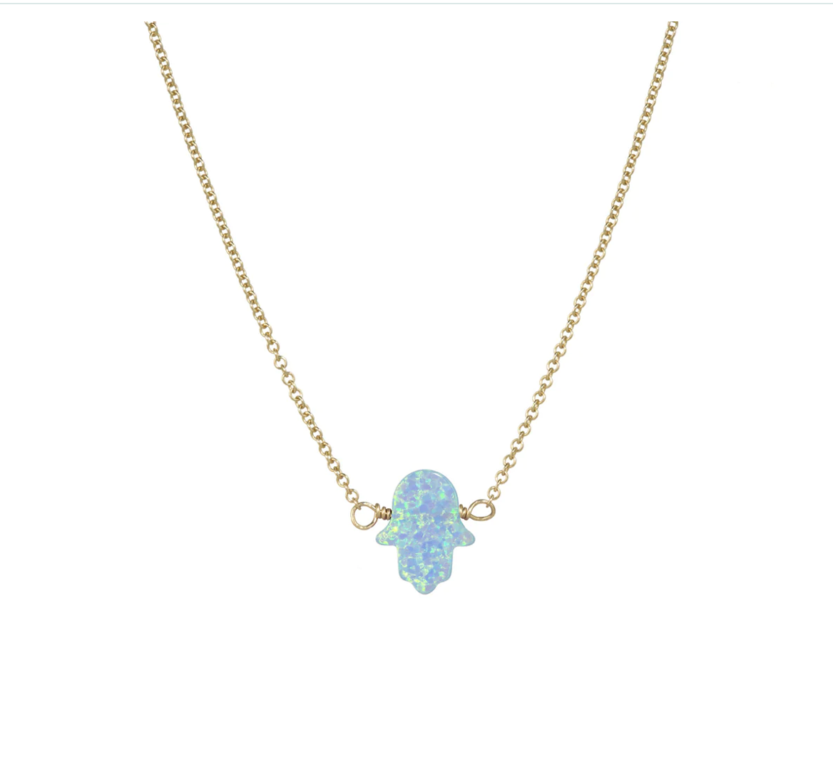 Mini Hamsa Necklace