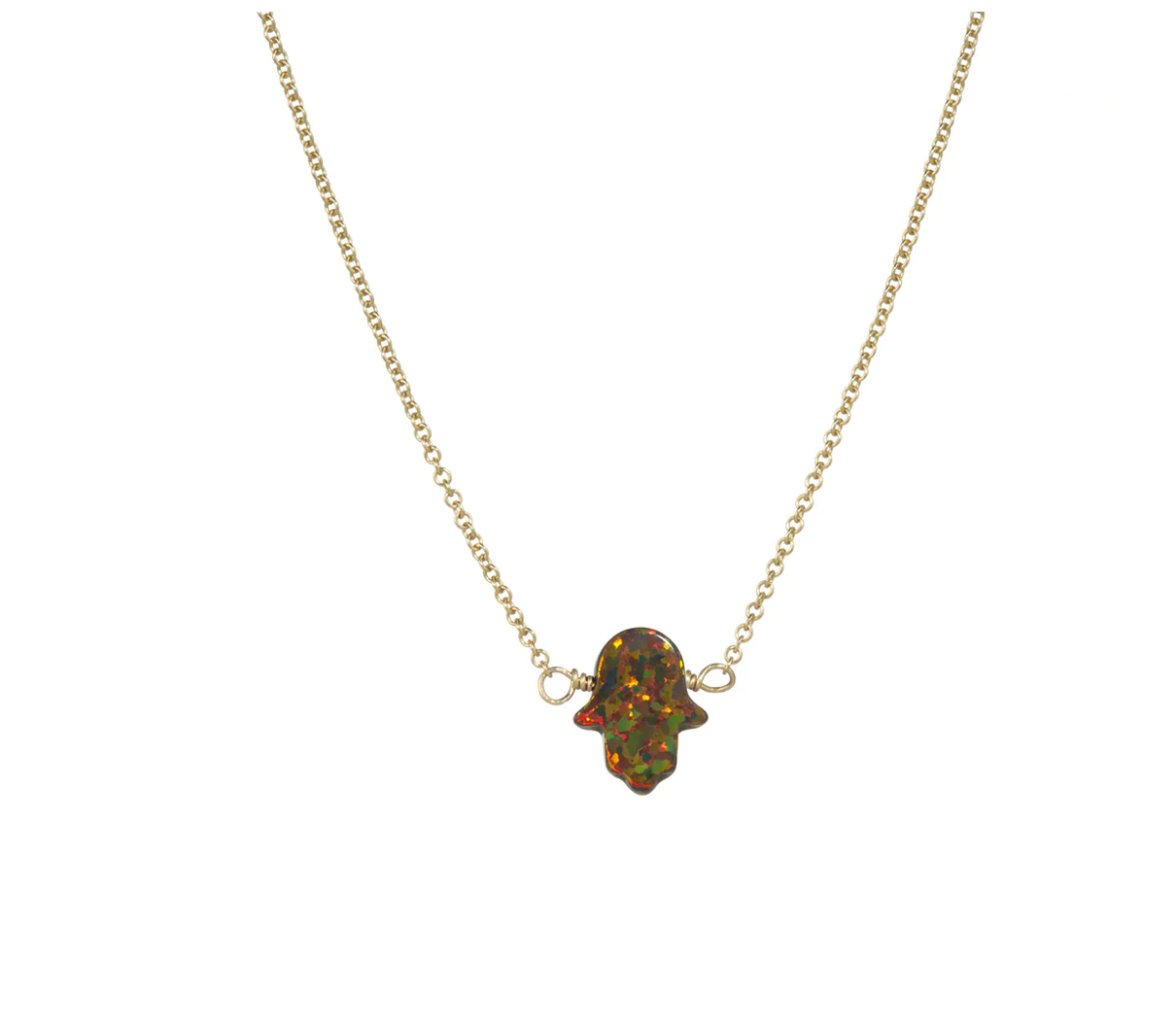 Mini Hamsa Necklace