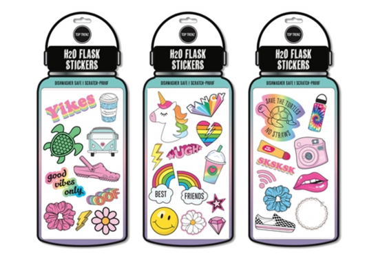 H20 Flask Sticker Sheets