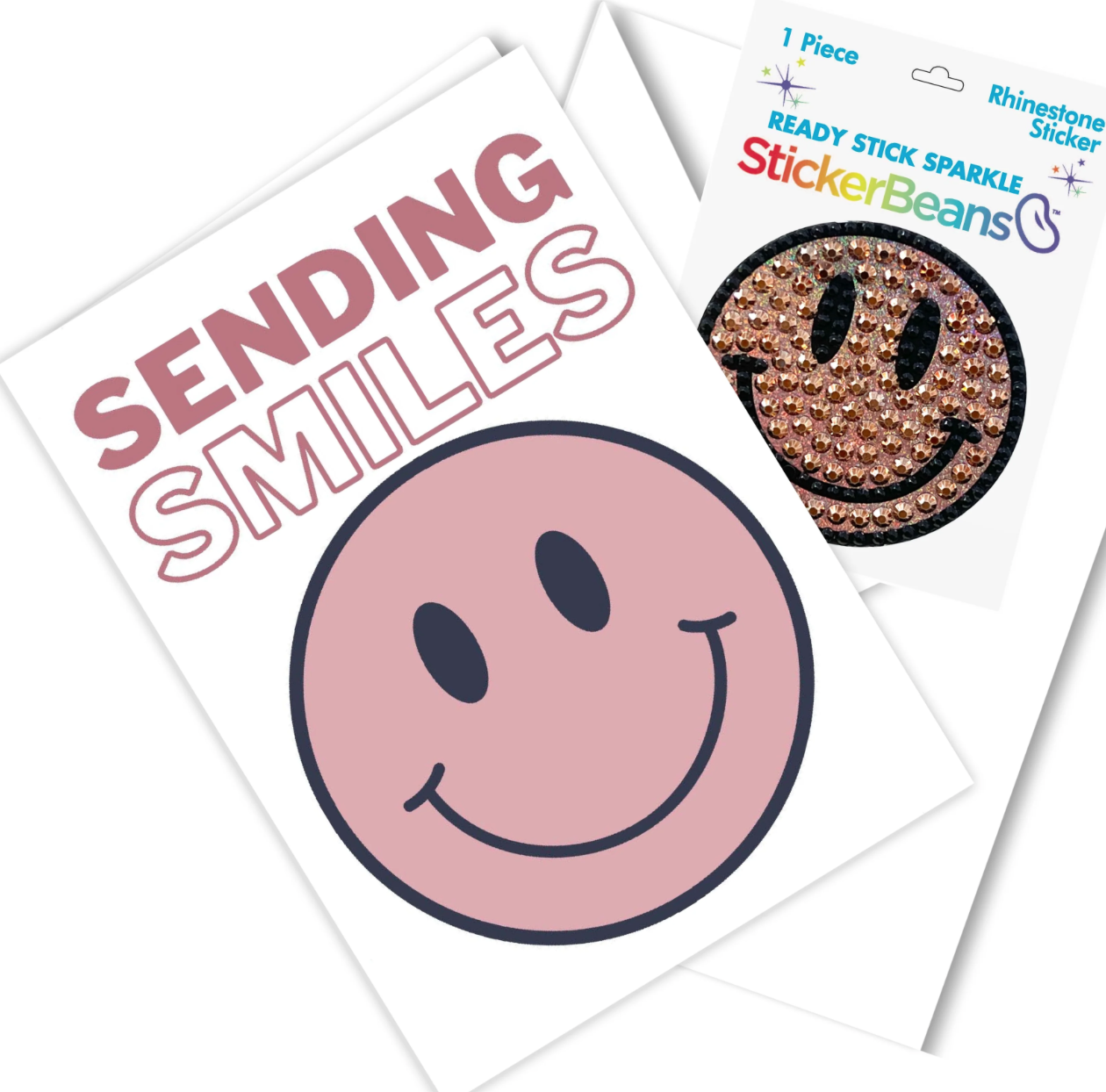 StickerBeans Greeting Card/StickerBean Combo