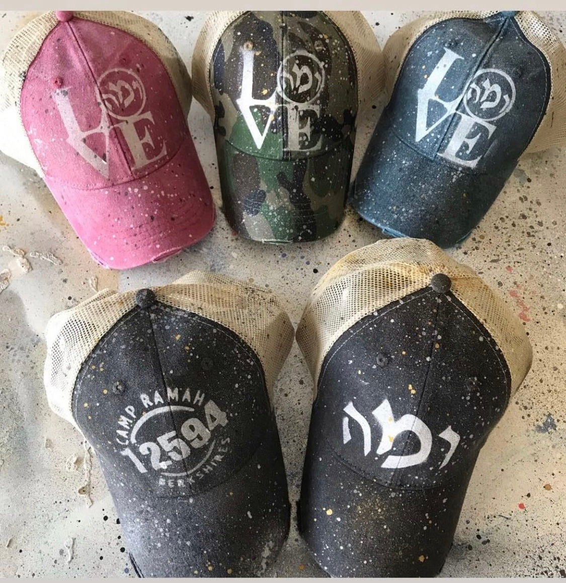 Ramah Hand Painted Hat