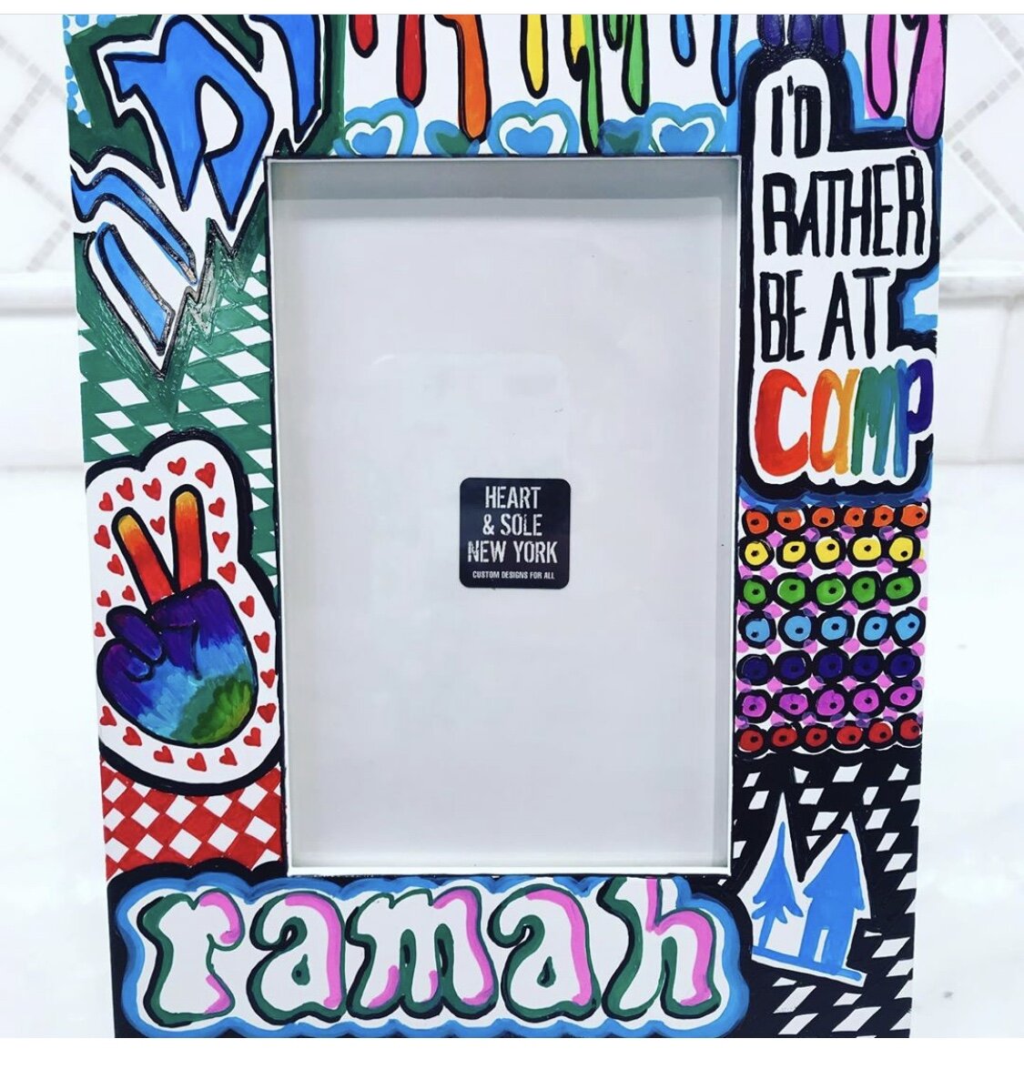 Hand Drawn Ramah Picture Frame