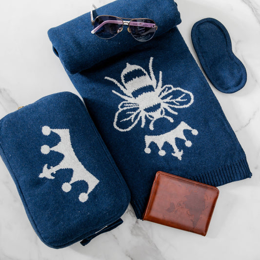 Queen Bee - Navy/Vanilla Travel Set