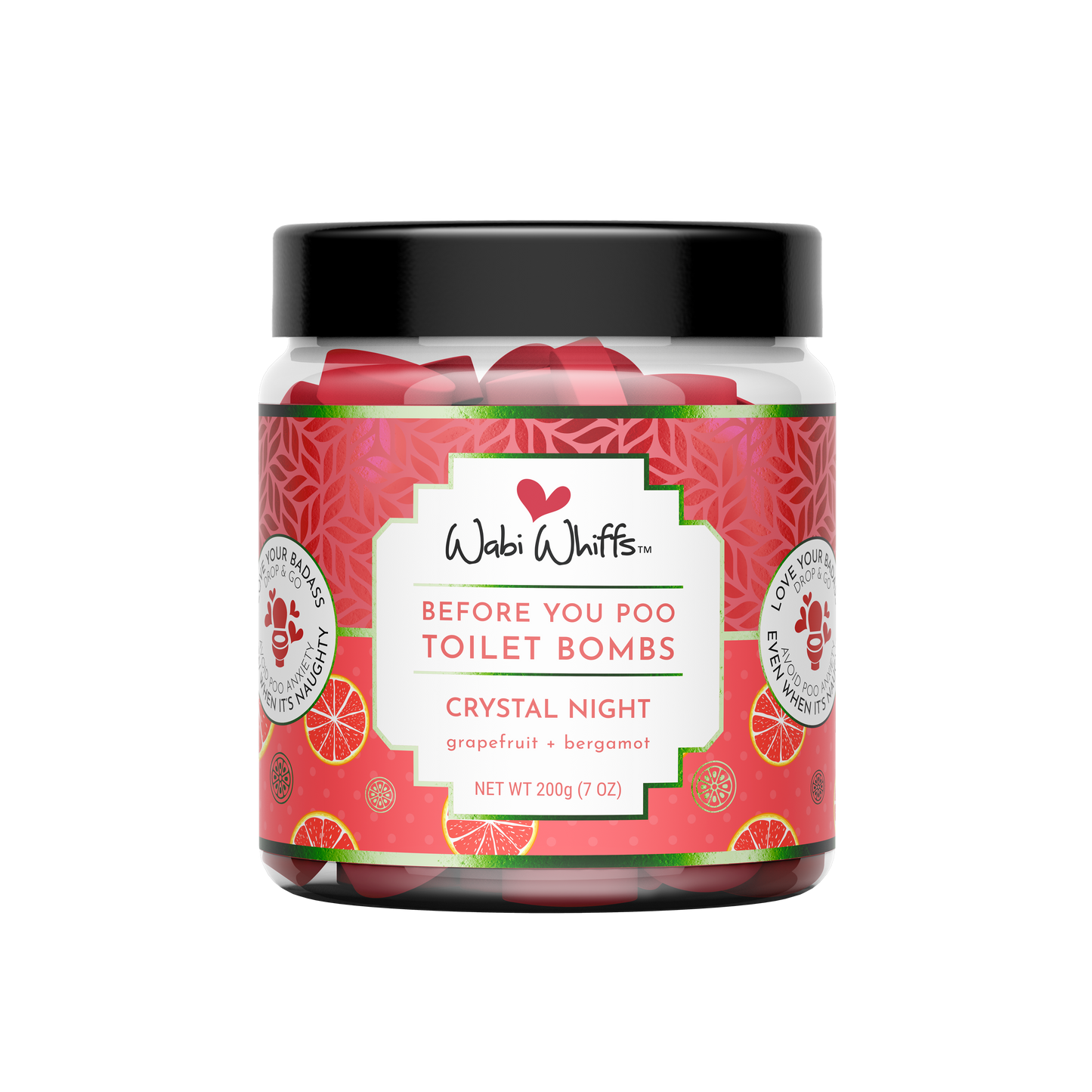 200g Crystal Night Fizzing Toilet Love Bombs