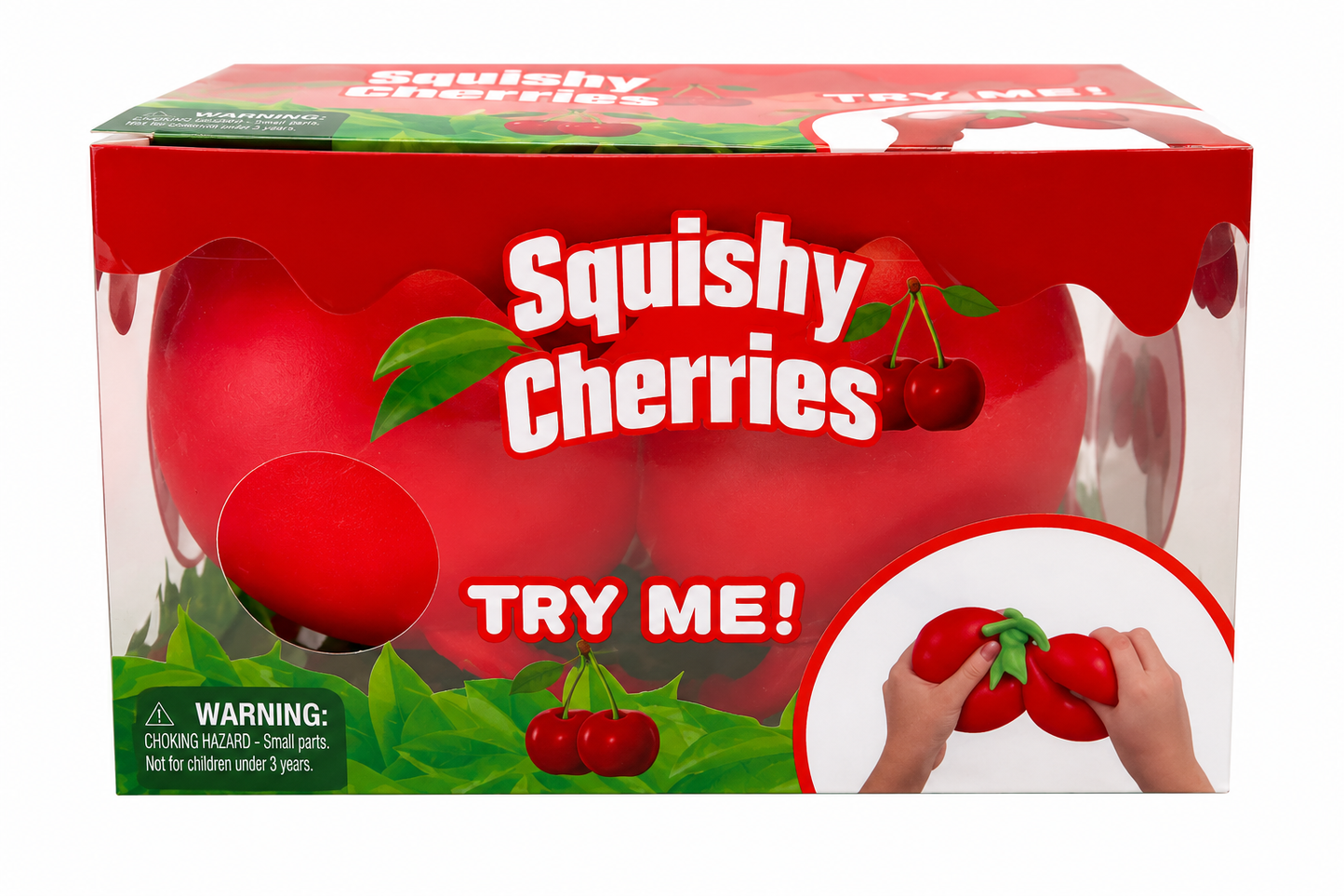 Jumbo Squishy Cherry 🍒- Sensory Toy
