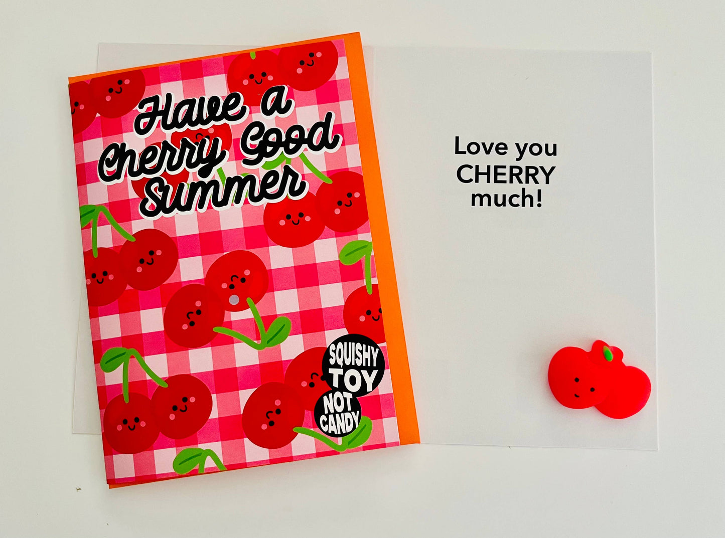 Have a Cherry Good Summer (w/ mini cherry squishy)