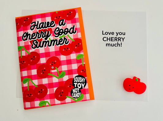 Have a Cherry Good Summer (w/ mini cherry squishy)