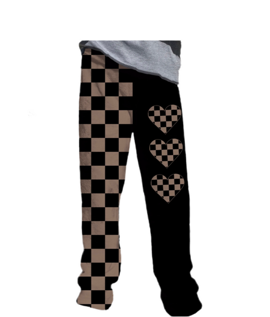 LV Checkered Heart Lounge Pant