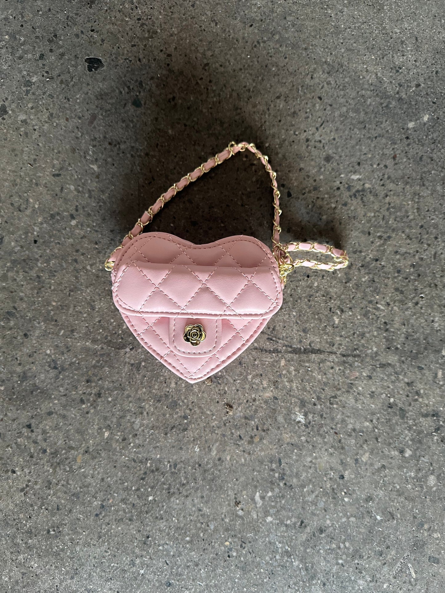 Heart Quilted Bag