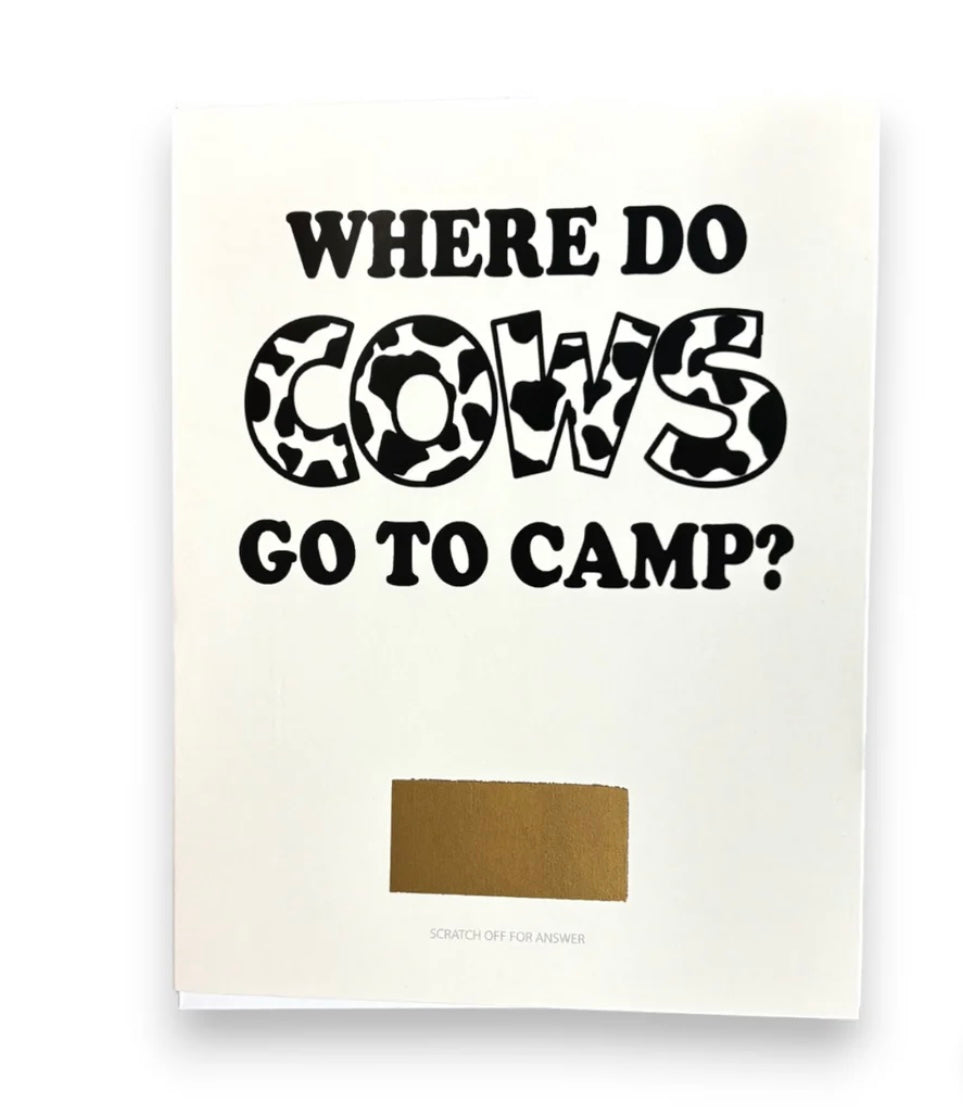 Scratch-Off Joke Card