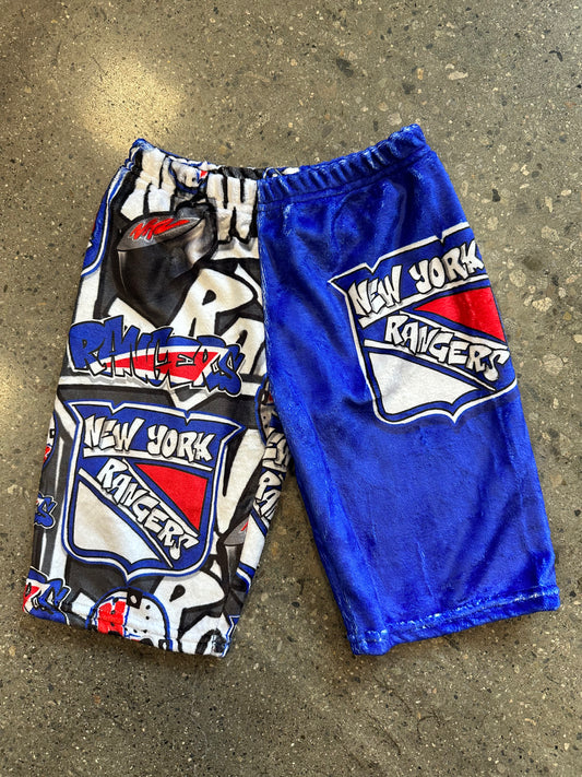 Rangers Fuzzy Shorts