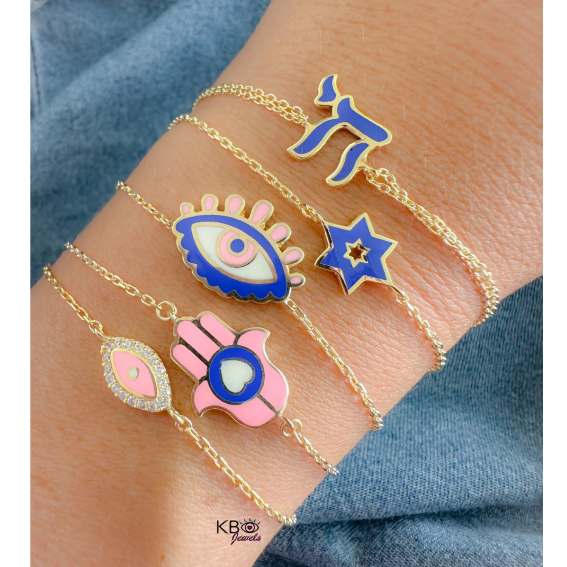 Magen David Colored Bracelet