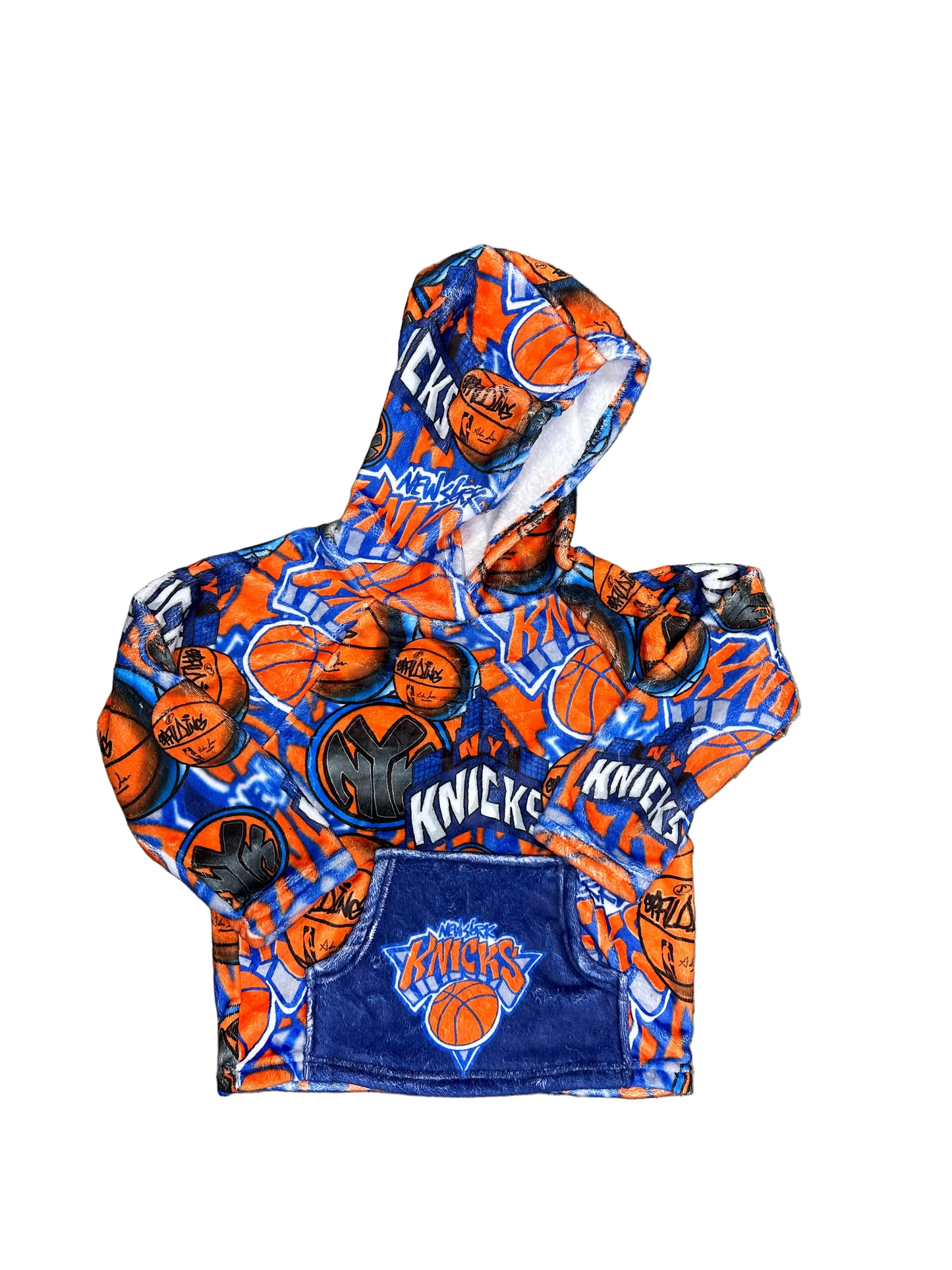 Knicks Graffiti Fuzzy Hoodie