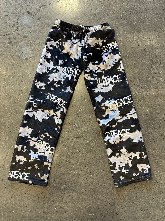 Black White Peace Lounge Pant