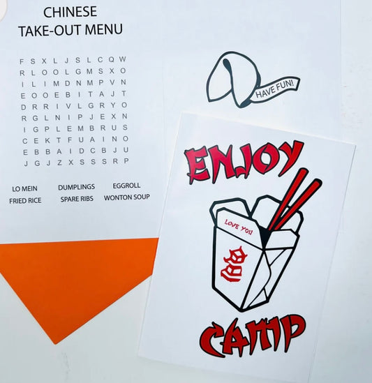 Enjoy Camp Greeting Card