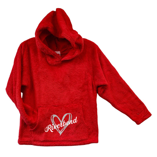 Riverbend Fuzzy Sweatshirt with Heart