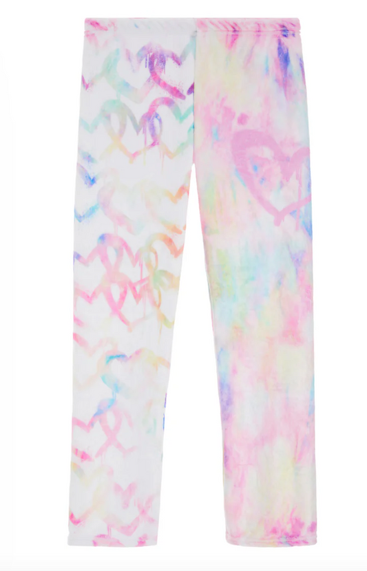 Tie Dye Drippy Heart Lounge Pant