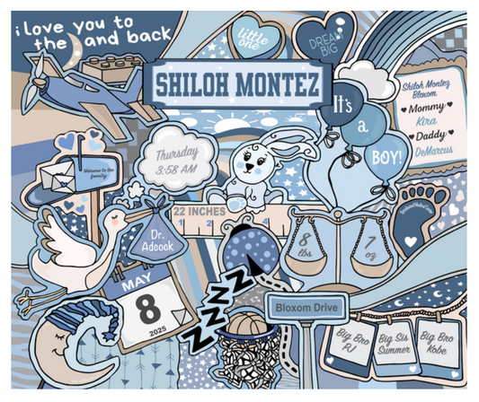 Made Me Moment Welcome to the World Baby Blanket