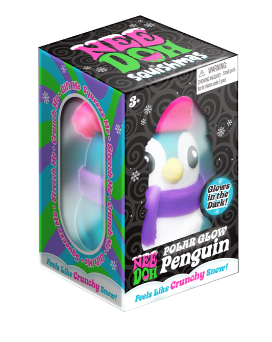 Squishmas Polar Glow Penguin Needoh