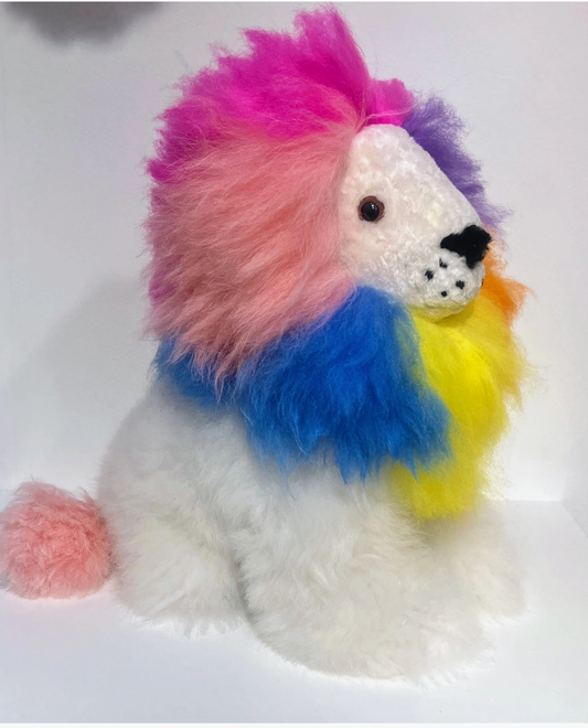 Small Lion Alpaca Stuffed Animal